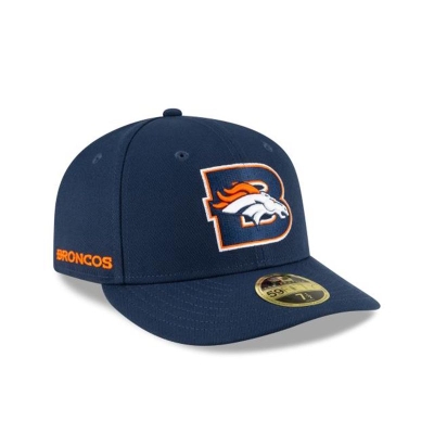 Denver Broncos Gorra | New Era NFL Logo Mix Low Profile 59fifty Fitted Cap Mexico - Naranjas
